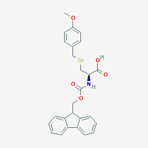 B134472 N-9-Fluorenylmethoxycarbonyl-Se-4-methoxybenzylselenocysteine CAS No. 150308-80-8