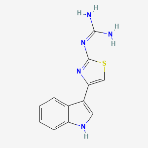 2-(4-(1H-indol-3-yl)thiazol-2-yl)guanidine