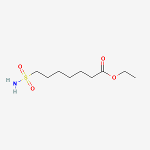 Ethyl 7-sulfamoylheptanoate