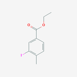 molecular formula C10H11IO2 B1344725 3-碘-4-甲基苯甲酸乙酯 CAS No. 859212-59-2