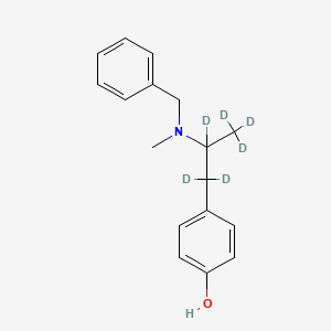 molecular formula C17H21NO B13447294 p-Hydroxy Benzphetamine-d6 CAS No. 1246815-64-4