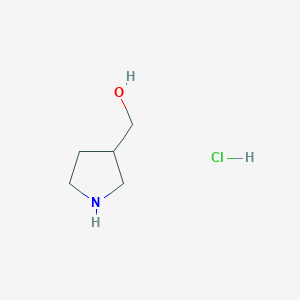 molecular formula C5H12ClNO B1344730 Pyrrolidin-3-ylmethanol hydrochloride CAS No. 644971-22-2
