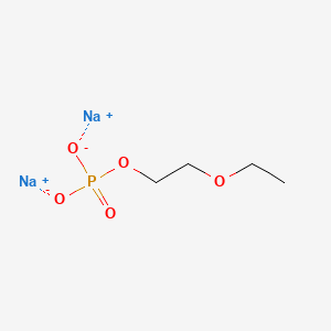 molecular formula C4H9Na2O5P B13447346 disodium;2-ethoxyethyl phosphate 