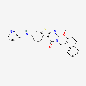 molecular formula C28H26N4O2S B13447357 Icl-sirt078 