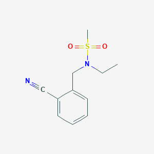 N-[(2-cyanophenyl)methyl]-N-ethylmethanesulfonamide