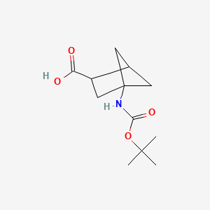 4-{[(Tert-butoxy)carbonyl]amino}bicyclo[2.1.1]hexane-2-carboxylic acid