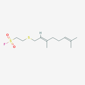 molecular formula C12H21FO2S2 B13447515 PMPMEase-IN L-23 