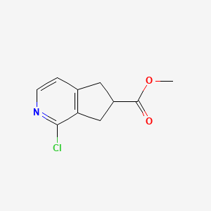 methyl 1-chloro-5H,6H,7H-cyclopenta[c]pyridine-6-carboxylate