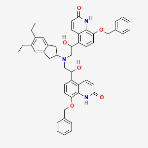 molecular formula C49H49N3O6 B13447561 Indacaterol Impurity B 