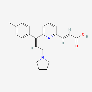 molecular formula C22H24N2O2 B13447576 Acrivastine isomer Z 