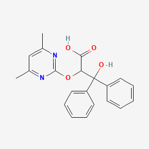 molecular formula C21H20N2O4 B13447578 rac O-Demethyl Ambrisentan 