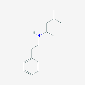 molecular formula C14H23N B13447581 (4-Methylpentan-2-yl)(2-phenylethyl)amine 