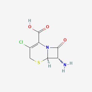 molecular formula C7H7ClN2O3S B13447649 (6R,7S)-7-amino-3-chloro-8-oxo-5-thia-1-azabicyclo[4.2.0]oct-2-ene-2-carboxylic acid 