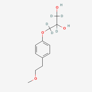 1,1,2,3,3-Pentadeuterio-3-[4-(2-methoxyethyl)phenoxy]propane-1,2-diol