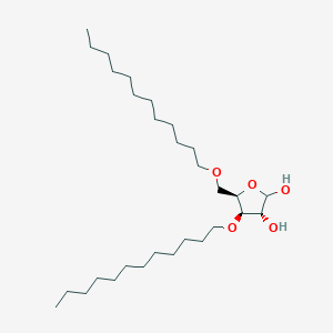 molecular formula C29H58O5 B13447725 3,5-Di-O-lauryl-D-xylofuranose 