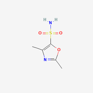 molecular formula C5H8N2O3S B13447773 Dimethyl-1,3-oxazole-5-sulfonamide 