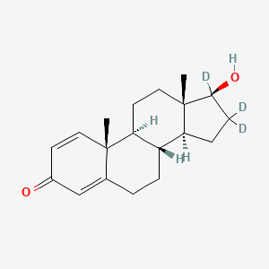 molecular formula C19H26O2 B13447783 Boldenone-d3 