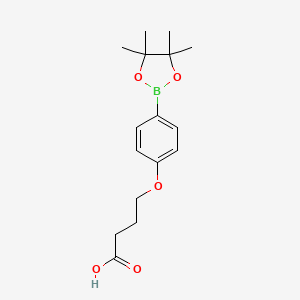 4-[4-(4,4,5,5-Tetramethyl-1,3,2-dioxaborolan-2-yl)phenoxy]butanoic acid