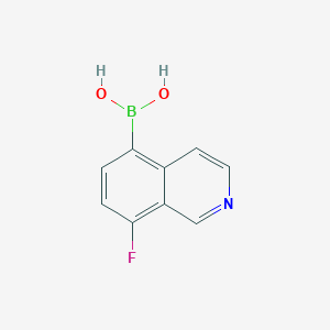 (8-Fluoroisoquinolin-5-yl)boronic acid