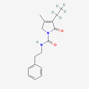 4-[2-[(3-Ethyl-d5-4-methyl-2-oxo-3-pyrrolin-1-yl)carboxamido]ethyl]benzene