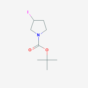 molecular formula C9H16INO2 B1344807 叔丁基 3-碘代吡咯烷-1-羧酸酯 CAS No. 774234-25-2