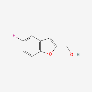 molecular formula C9H7FO2 B1344825 (5-Fluoro-1-benzofuran-2-yl)methanol CAS No. 276235-91-7