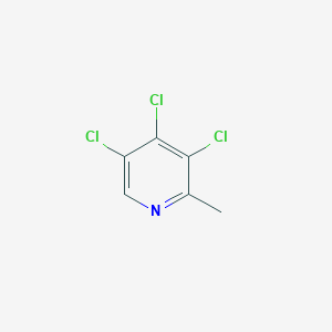 molecular formula C6H4Cl3N B1344834 3,4,5-Trichloro-2-methylpyridine CAS No. 1187932-77-9