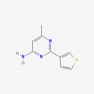 6-Methyl-2-(thiophen-3-YL)pyrimidin-4-amine