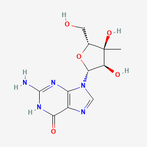 2-amino-9-[(2R,3R,4S,5R)-3,4-dihydroxy-5-(hydroxymethyl)-4-methyloxolan-2-yl]-1H-purin-6-one