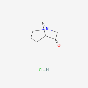 1-Azabicyclo[3.2.1]octan-6-one hydrochloride