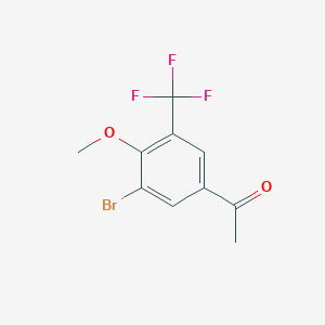 3'-Bromo-4'-methoxy-5'-(trifluoromethyl)acetophenone