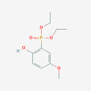 Phosphonic acid, (2-hydroxy-5-methoxyphenyl)-, diethyl ester