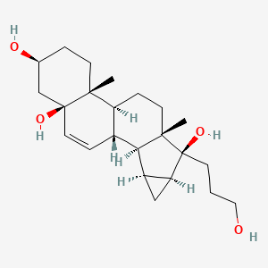 (1R,2S,3S,5S,6S,7S,10S,11R,14S,16R)-6-(3-hydroxypropyl)-7,11-dimethylpentacyclo[8.8.0.02,7.03,5.011,16]octadec-17-ene-6,14,16-triol