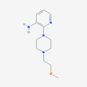 2-[4-(2-Methoxyethyl)piperazin-1-yl]pyridin-3-amine