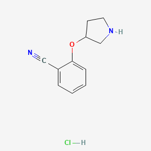 2-(Pyrrolidin-3-yloxy)benzonitrile hydrochloride