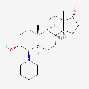 3alpha-Hydroxy-4beta-(piperidin-1-yl)-5alpha-androstan-17-one