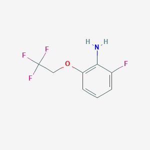 2-Fluoro-6-(2,2,2-trifluoroethoxy)aniline