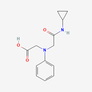 molecular formula C13H16N2O3 B1344880 [[2-(Cyclopropylamino)-2-oxoethyl](phenyl)amino]-acetic acid CAS No. 1142205-00-2