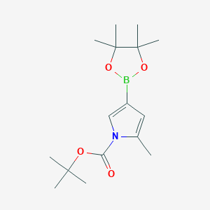 molecular formula C16H26BNO4 B13449200 1-Boc-5-methylpyrrole-3-boronic Acid Pinacol Ester 