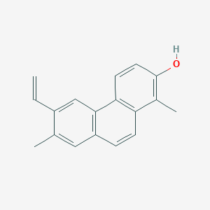 molecular formula C18H16O B13449282 Dehydrojuncuenin A 