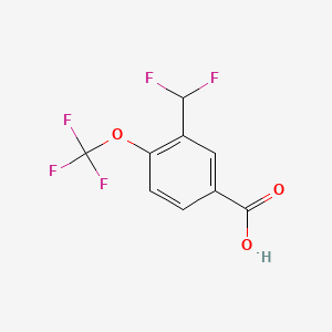 3-(Difluoromethyl)-4-(trifluoromethoxy)benzoicacid