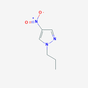molecular formula C6H9N3O2 B1344983 4-硝基-1-丙基-1H-吡唑 CAS No. 1173061-75-0