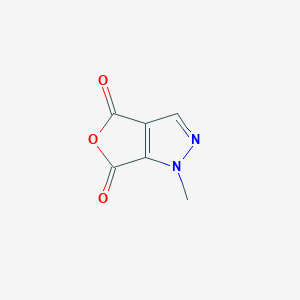molecular formula C6H4N2O3 B1344993 1-甲基-1H-呋喃[3,4-c]吡唑-4,6-二酮 CAS No. 1011398-51-8