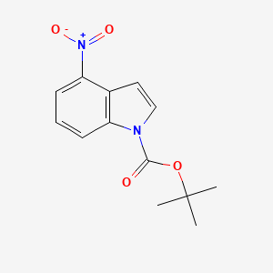 molecular formula C13H14N2O4 B1344998 1-Boc-4-nitroindole CAS No. 913836-24-5