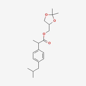 (2,2-Dimethyl-1,3-dioxolan-4-yl)methyl alpha-Methyl-4-(2-methylpropyl)benzeneacetate