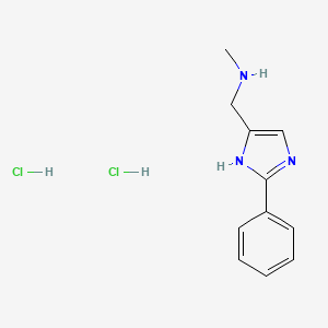 methyl[(2-phenyl-1H-imidazol-4-yl)methyl]amine dihydrochloride