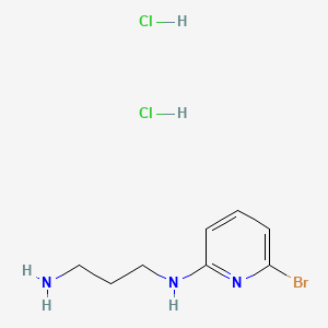 N1-(6-bromopyridin-2-yl)propane-1,3-diamine dihydrochloride