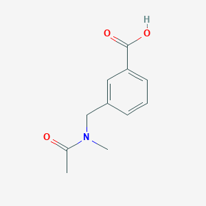 3-[(Acetylmethylamino)methyl]benzoic acid