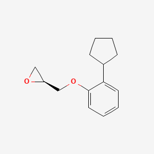 (S)-[(2-Cyclopentylphenoxy)methyl]-oxirane