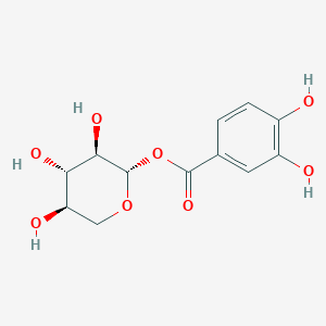molecular formula C12H14O8 B134502 Uralenneoside CAS No. 143986-30-5